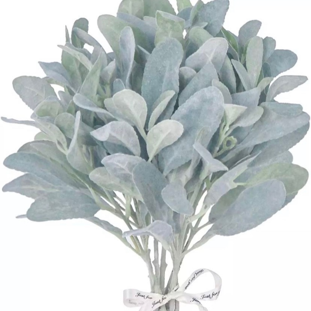 10 Count | Lambs Ear Eucalyptus Artificial Stems Branches